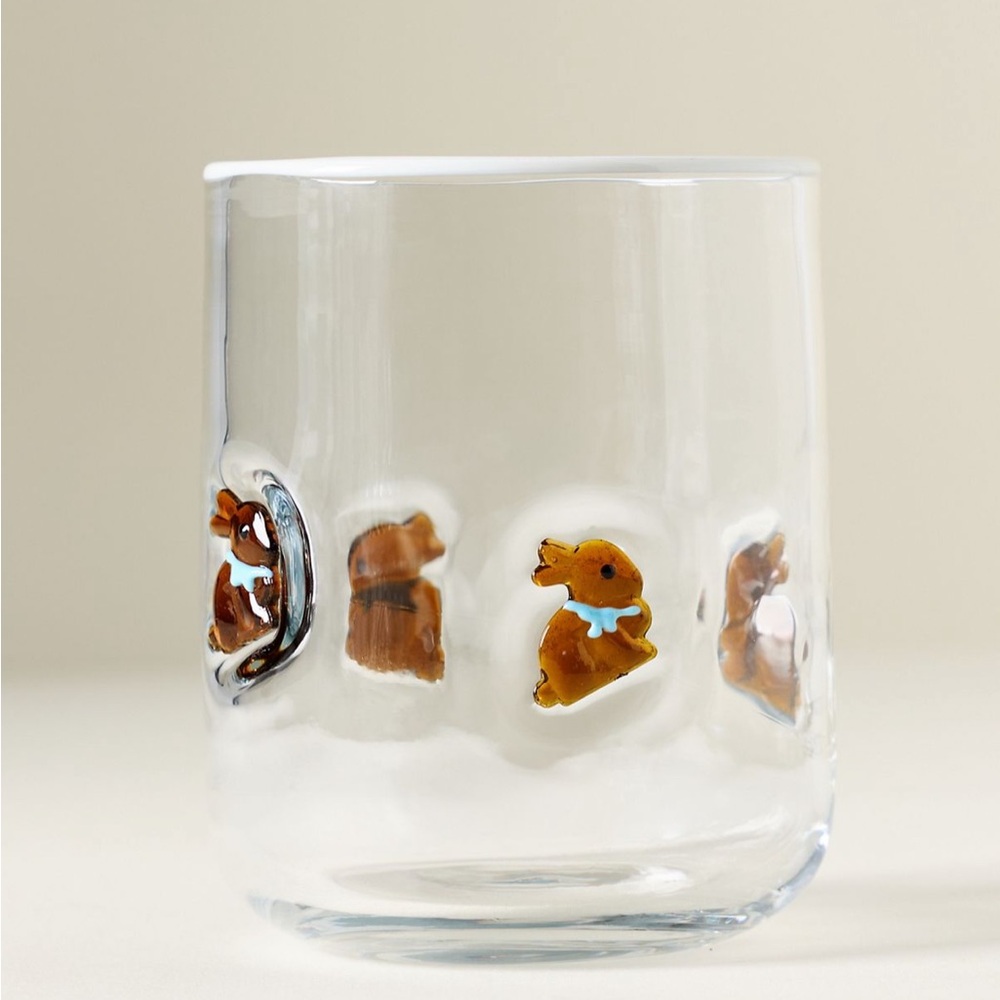 Anthropologie The Icon Juice Glass | Chocolate Bunny | NIB - Picture 2 of 4